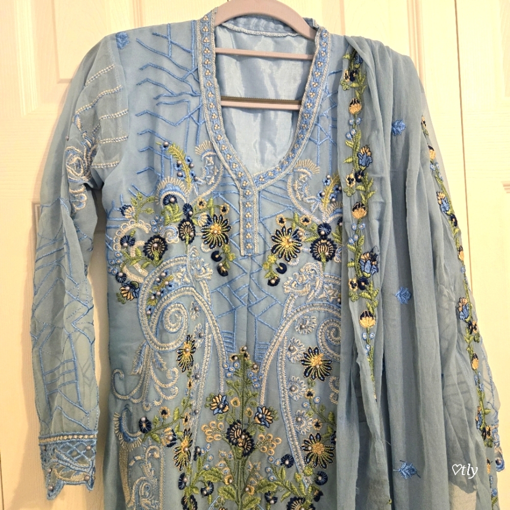 Sharara Salwar Kameez Suit Indian/Pakistani Wedding Wear